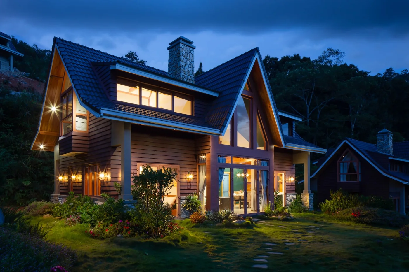 Illustrative custom homes imagery
