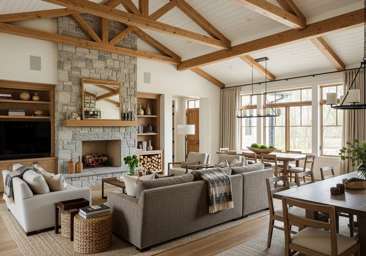 Illustrative living spaces interior